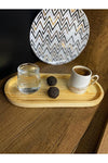 Bayev Breakfast Wooden Serving Platter Coffee Tea Serving Board Large Size 2