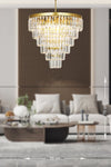 Avizemoda Linsa 55 Cm Crystal Glass Stone Luxury Chandelier - (Gold Gilding) 1