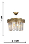 Begüsa Sitrus 3-Lü Antique Lux Crystal Chandelier 5