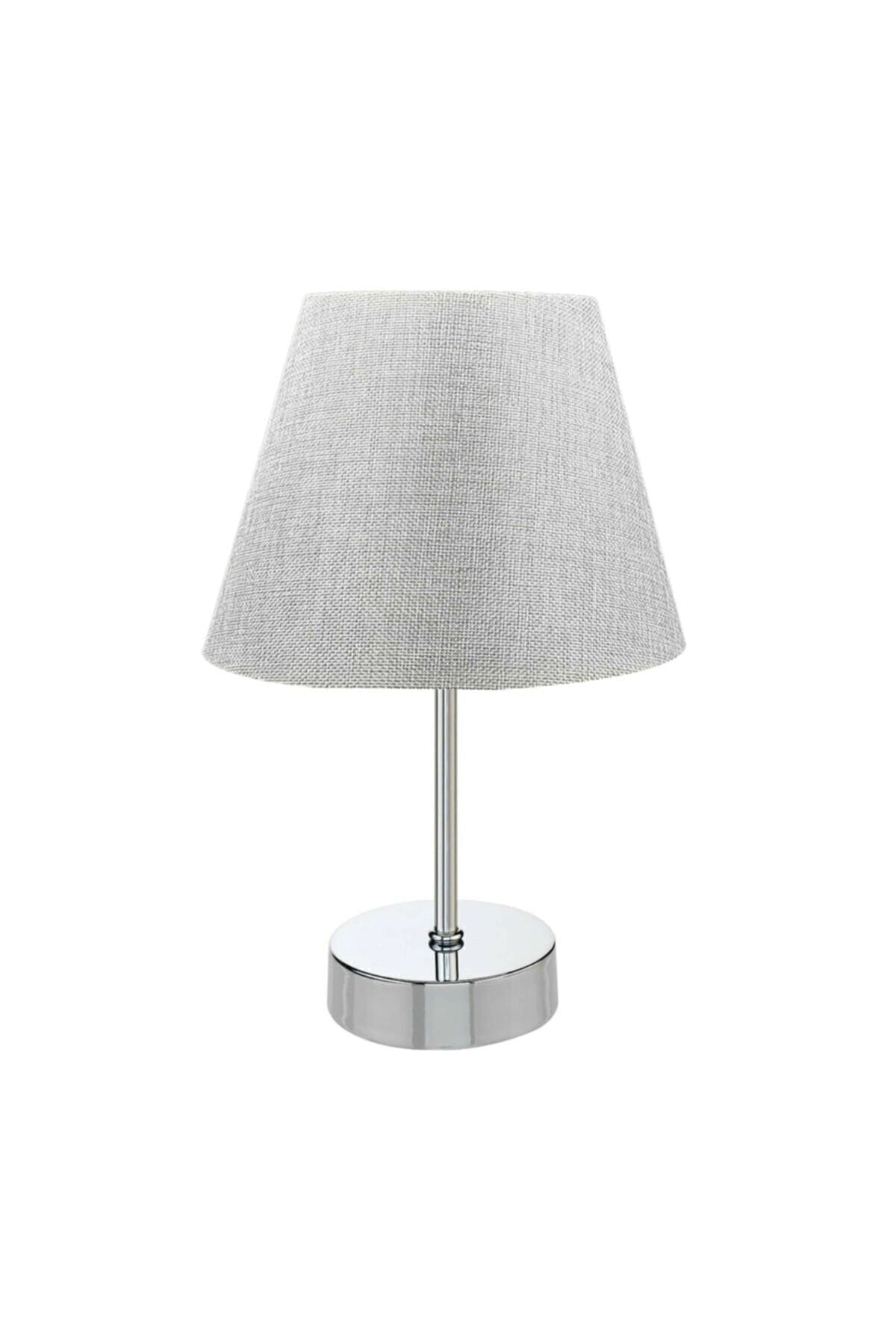 EvLight 3-Piece Chandelier and Bedside Metal Lamp Set Grey 3