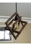 Aben Wooden Single Chandelier 1