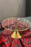 ASYA BAZAAR Gold Footed Cake Stand 2