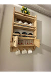 ABS Wooden Kitchen Shelf, Spice Rack, Wooden 4