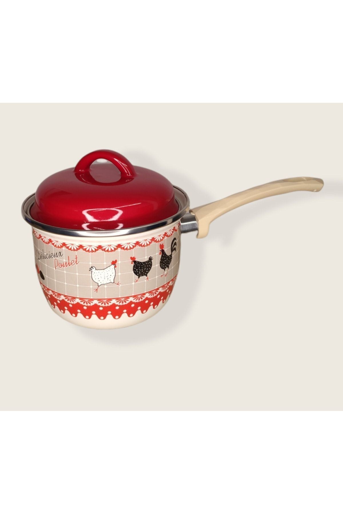 AYYBUU Miss Betty Enamel Egg Pot And Saucepan 2