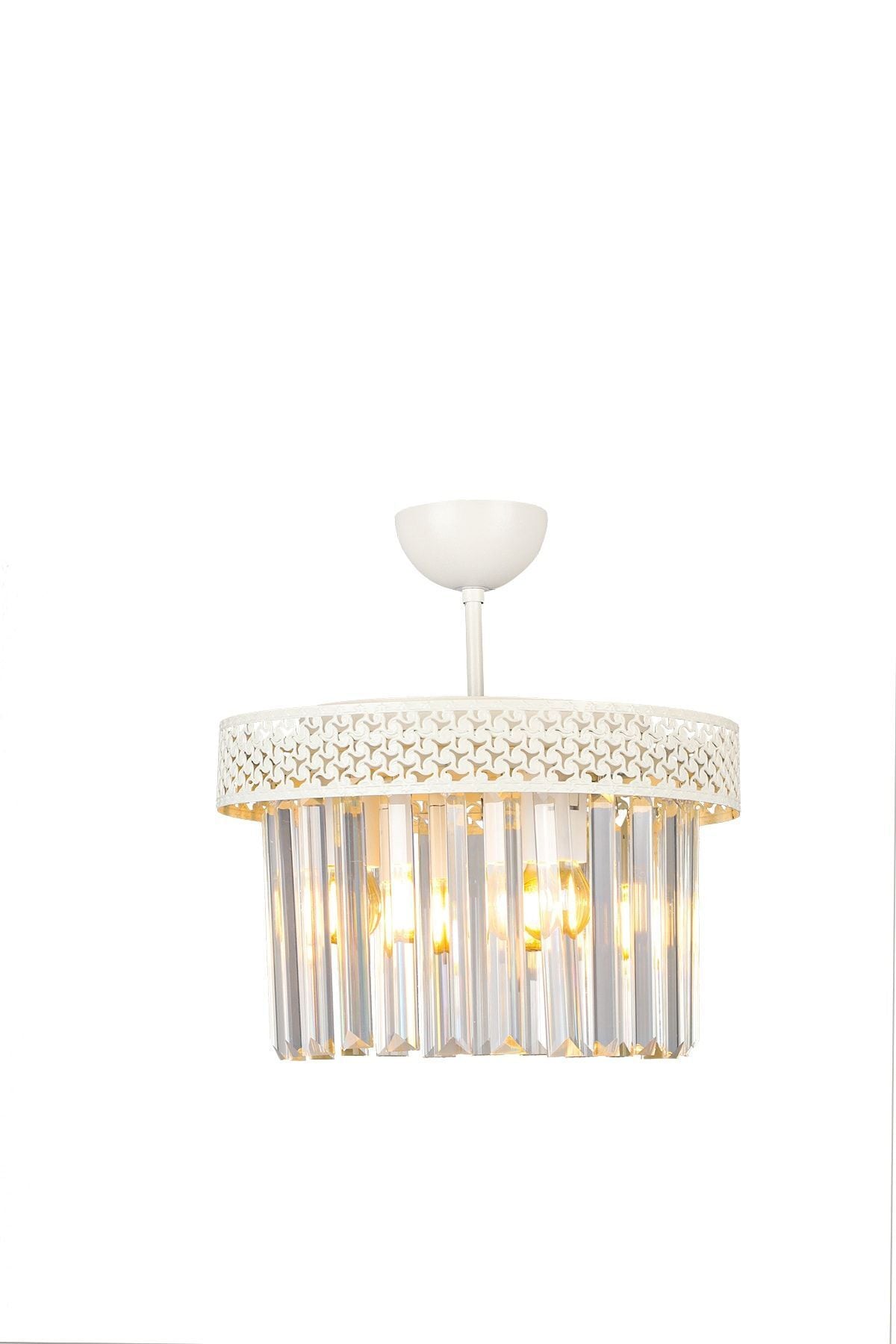 Begüsa Sitrus 3-Light White Lux Crystal Chandelier 2