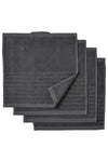 IKEA 4 Piece Hand Towel Set, Dark Grey, 30x30 cm, Cotton 8