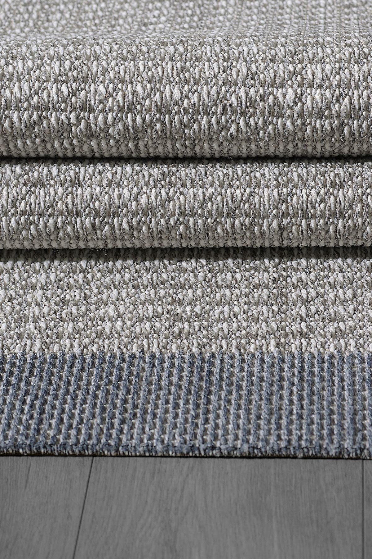 Konfor Halı Konfor Sisalux 3092 Grey Jute-Based Modern Woven Rug Sisal 3