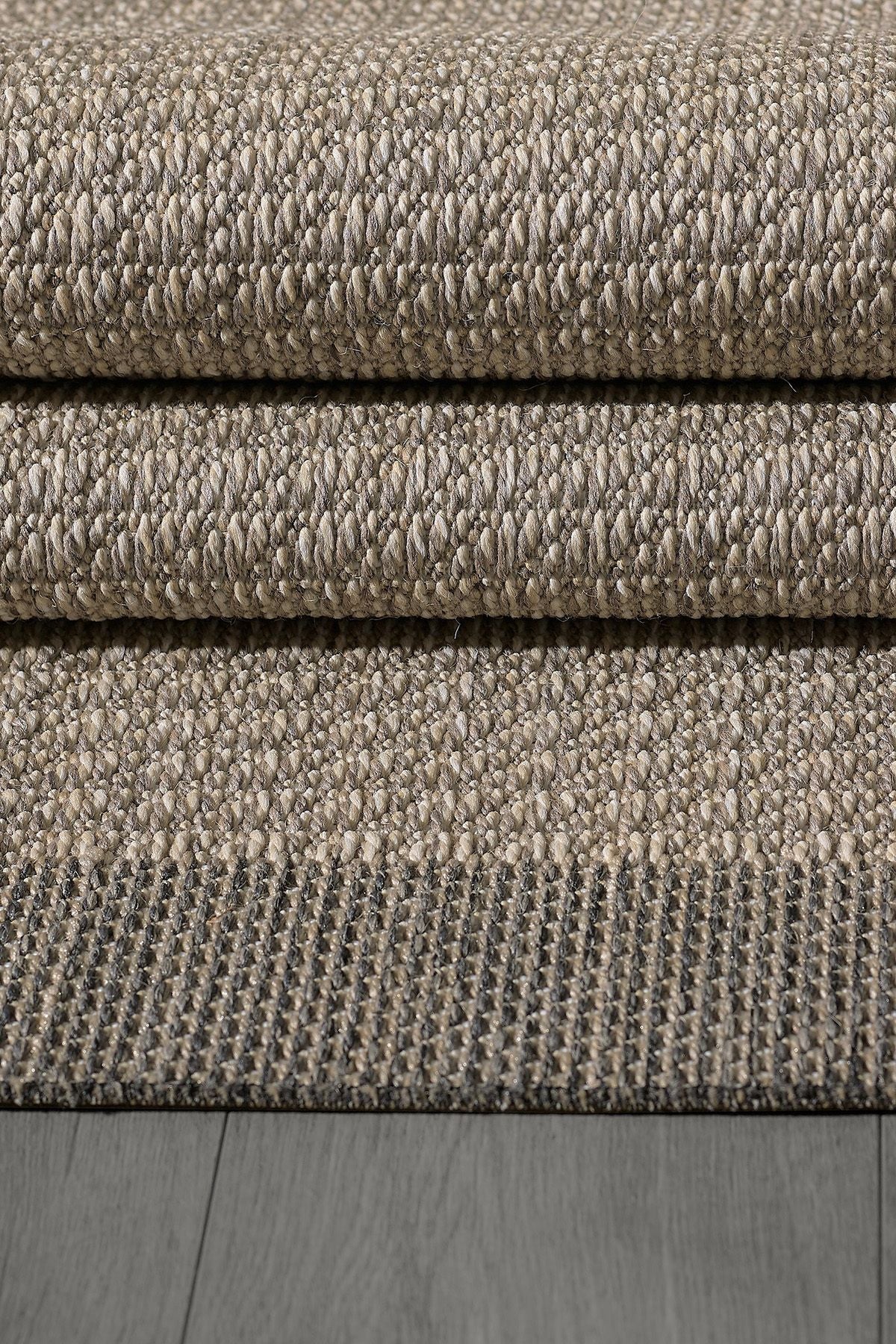 Konfor Halı Konfor Sisalux 3091 Beige Jute Backed Modern Woven Rug Sisal Mat Rug 3