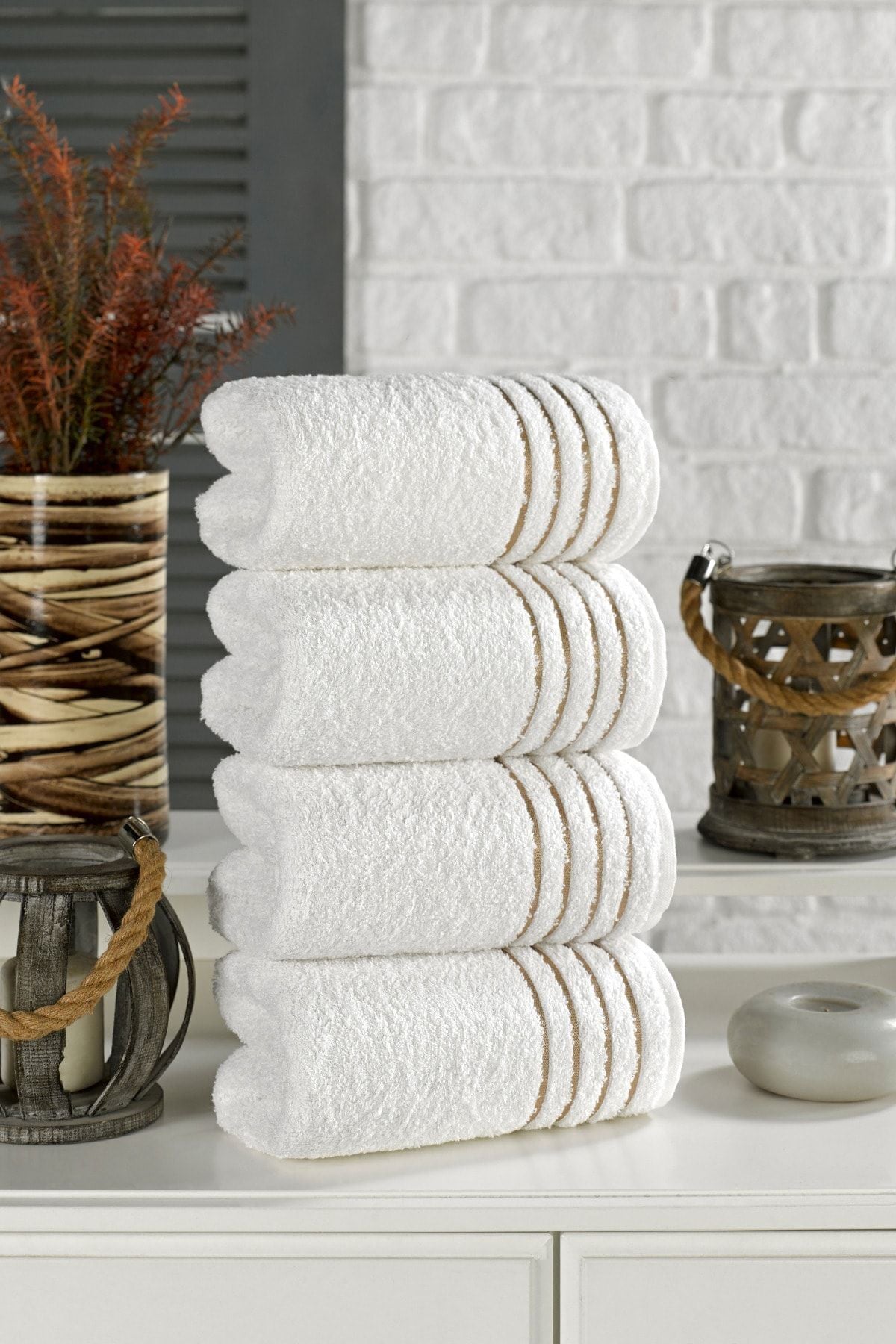 Casnack Diana Towel Set 4-Piece 800gr 50x90cm 1