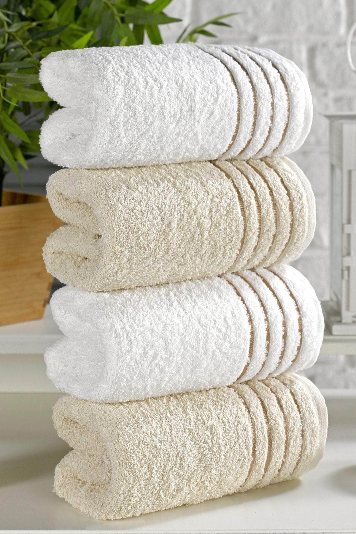 Casnack Diana Towel Set 4 Pieces 800gr. 50x90cm 2