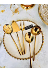 CASA DE BELLA Gold 5 Piece Dali Luxury Serving Set 22.5cm 2