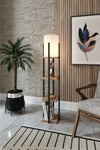 Messer Pine Shelf Floor Lamp 1