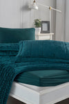 Elart Comfort New Generation Sleep Set 6 Pieces Velvet Emerald Green 230x220cm 2