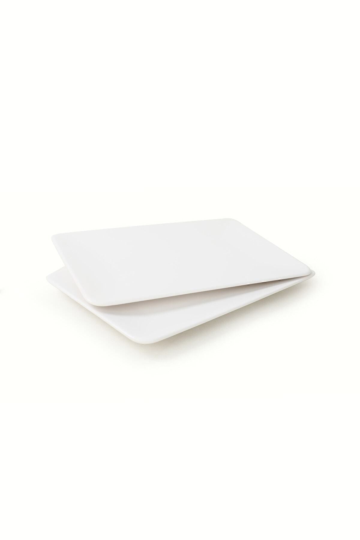 Keramika Mat White Siera Oval Plate 31*21 Cm 2 Pieces 3