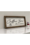 Bihayaldekor Coffee Corner Wooden Framed Coffee Bar Love Is Brewing Table White Background 2