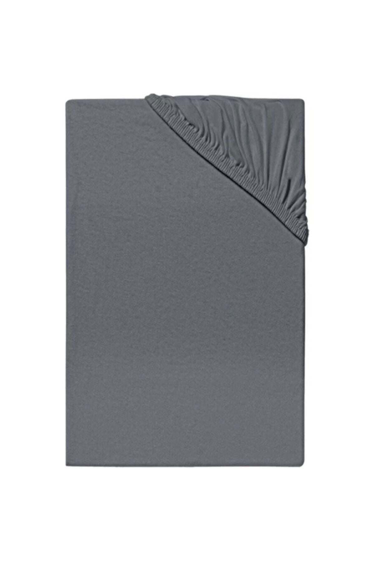 MERTIM Penye Single Fitted Sheet Dark Grey 120 X 200 1