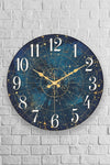 Muyika Design Muyika Space New Oval Real Glass 36cm Wall Clock Flat Numbers Pds-36 1