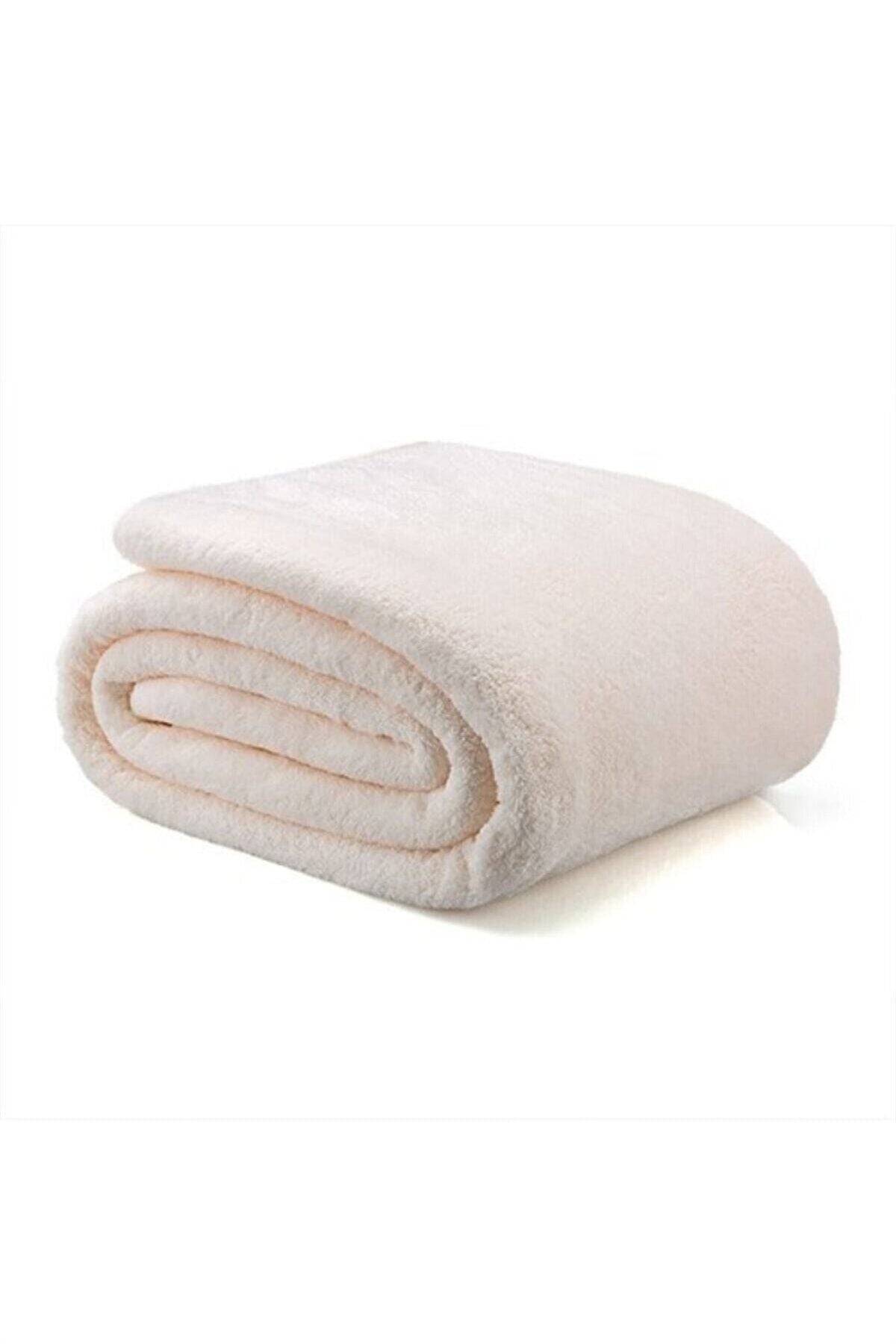 Mulberry Double Wellsoft Blanket Plush Polar Blanket 220*230 - Cream 1