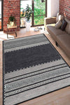 Homefesto Decorative Special Design Woven Base High Quality Machine-Woven Washable Rug 1