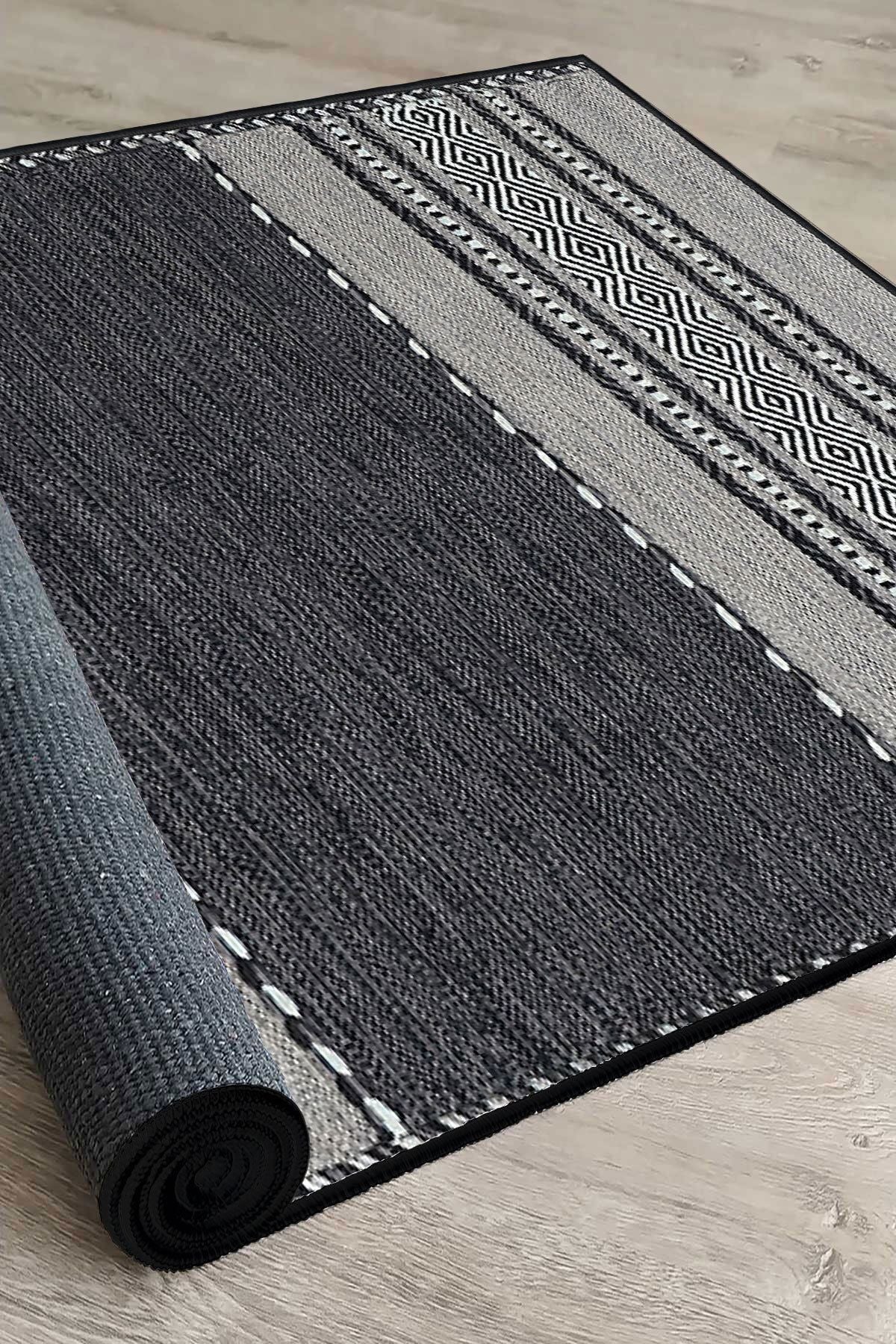 Homefesto Decorative Special Design Woven Base High Quality Machine-Woven Washable Rug 5