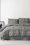 Casa Carina Ranforce Double Fitted Sheet Duvet Cover Set Dama Yellow 2