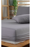 Formeya Elastic Fitted Sheet Set 100% Cotton (With Pillowcases) Ranforce Fabric 5 Different Sizes 2