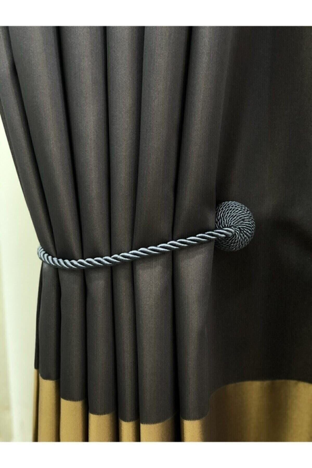 LUCIEN Magnetic Curtain Tieback Gray 2