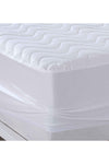 VESSİNOHOME Quilted Fitted White Mattress Protector Single Double Waterproof Non-Sweating Mattress Pad 3