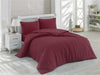 Ranforce Double Quilt Cover Set Maroon v2 Maroon 170PTK2229 1