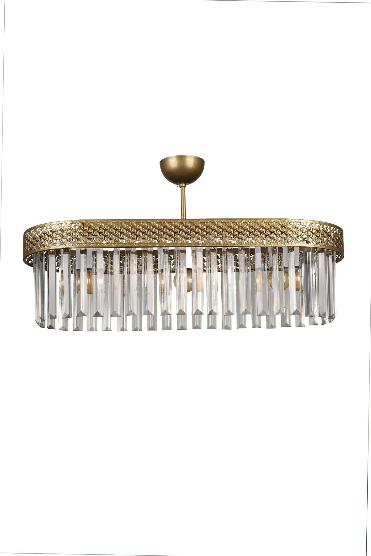 Begüsa Sitrus 3-Lü Elips Lux Crystal Antique Chandelier 2