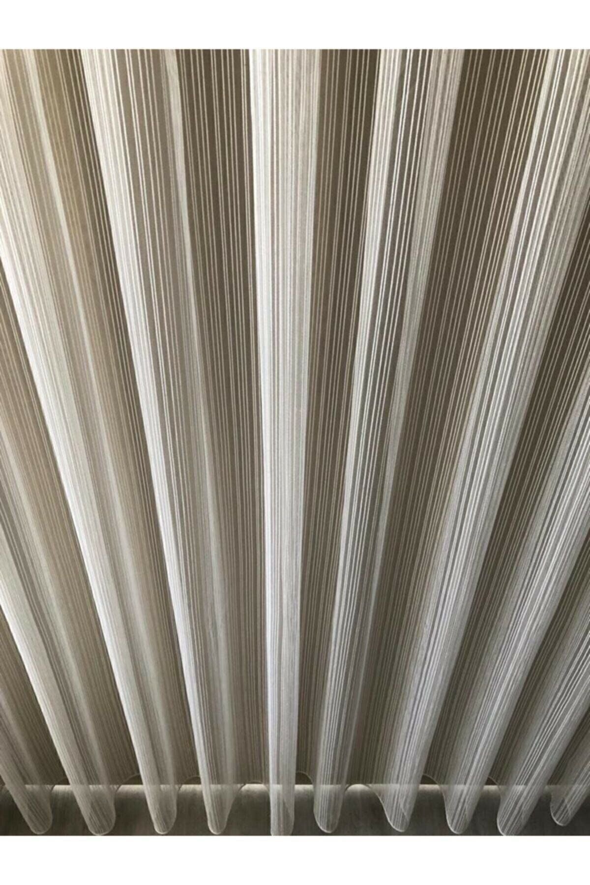 Brillant Striped Sheer Curtain 1/1 Sparse Pleat 3