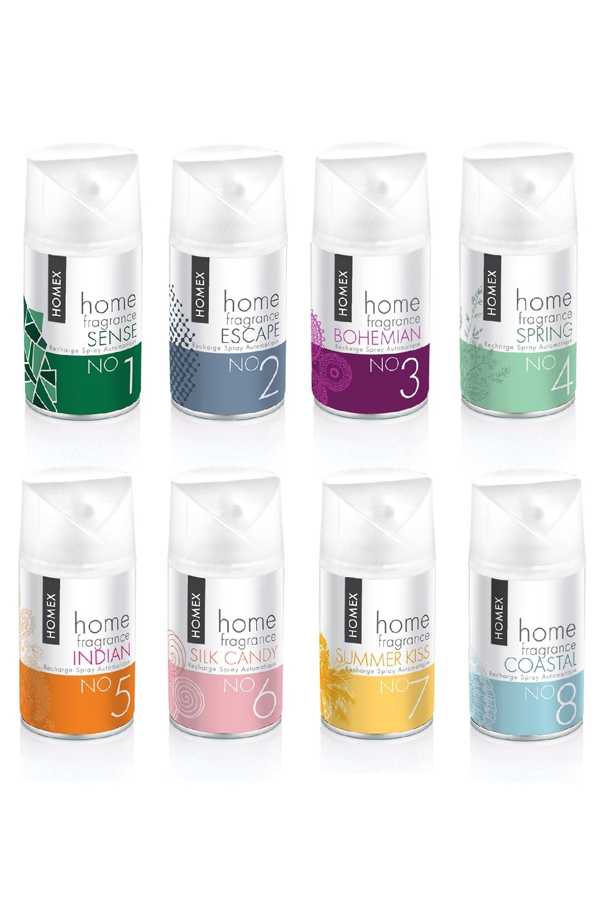 Homex Room Fragrance Machine Refill 8 Get 5 Free - 8 X 250 ml 1