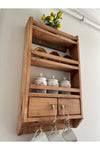 BIGWOODWORKERS Wooden Shelf, Spice Rack 1