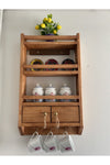 BIGWOODWORKERS Wooden Shelf, Spice Rack 4