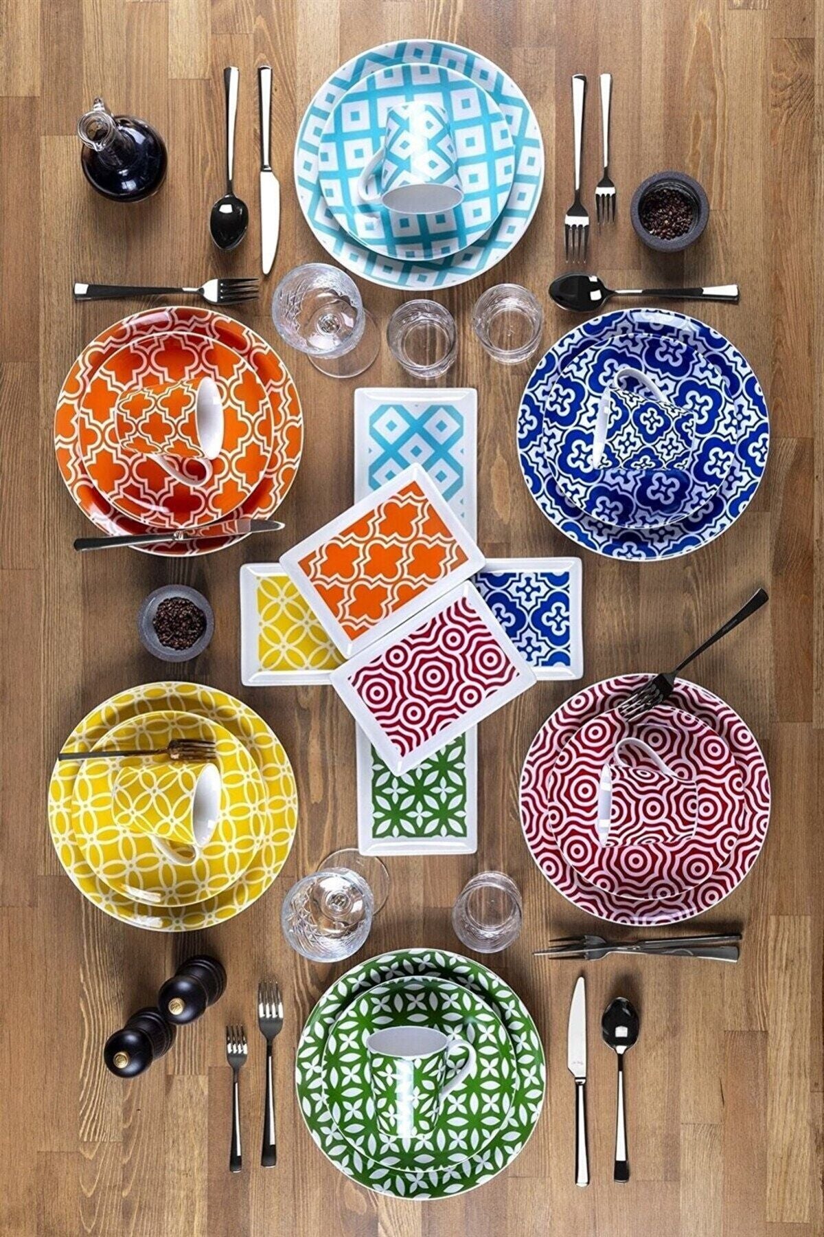 Aryıldız Casablanca 24 Piece Treat Set - 6 Colors 1