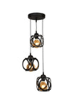 Begüsa Savaş 3-Lamp Chandelier Black 1