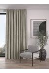 Demor Home Velvet Textured Extra Pleated Cloud Color High-Quality Curtain Single Panel 1