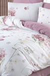 MyStory Home Fitted Double Duvet Cover Set Viola 200x220 cm 4