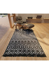 MaVaux Blaundus Series Double-Sided Fringed Ethnic Patterned Cotton Woven Rug 2