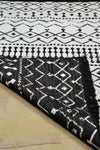 MaVaux Blaundus Series Double-Sided Fringed Ethnic Patterned Cotton Woven Rug 4