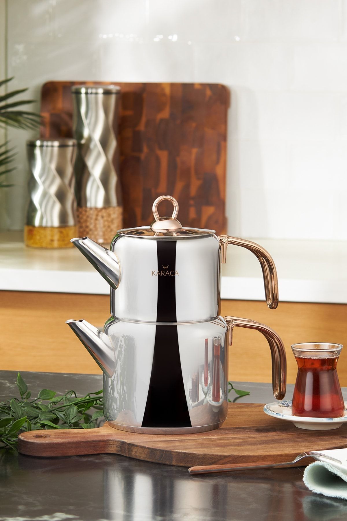 Karaca Mira Tea Kettle Set Medium 1