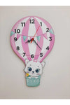 TUĞBArt Balloon And Cat Children's Room Wall Clock 1