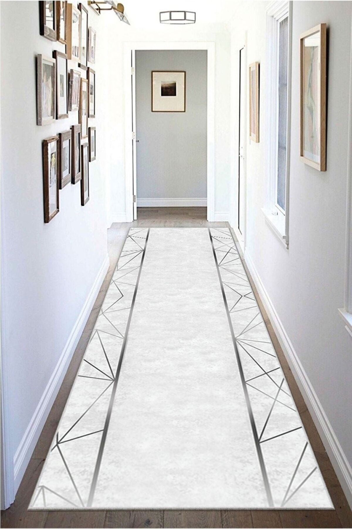 İNCİTEKS Digital Print Four-Season Non-Slip Washable Hallway and Living Room Rug 1