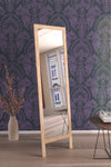 Hediyeler Kapında Naturel Wooden Stand-Up Full-Length Mirror 145x40 1