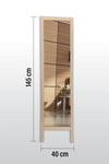 Hediyeler Kapında Naturel Wooden Stand-Up Full-Length Mirror 145x40 5