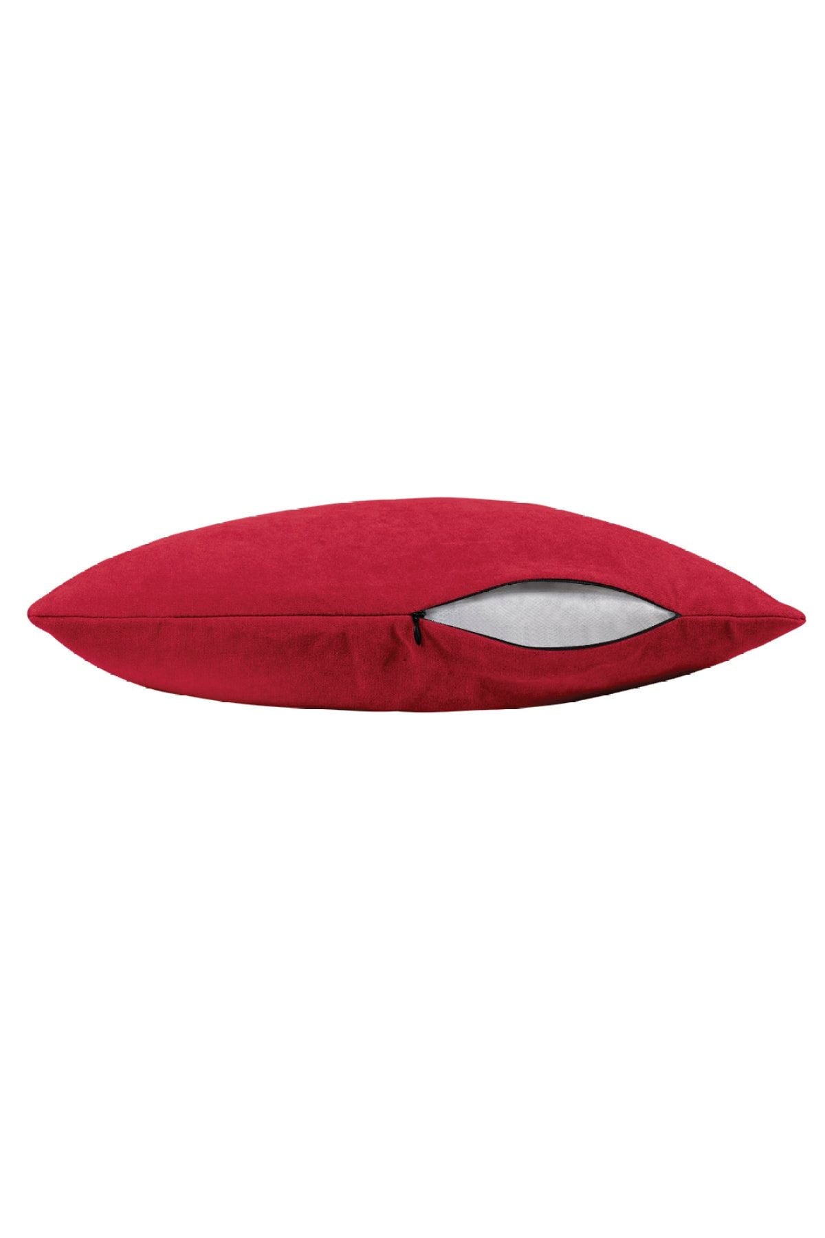 Demor Home Soft Series Apple Red Pillow Cover 4