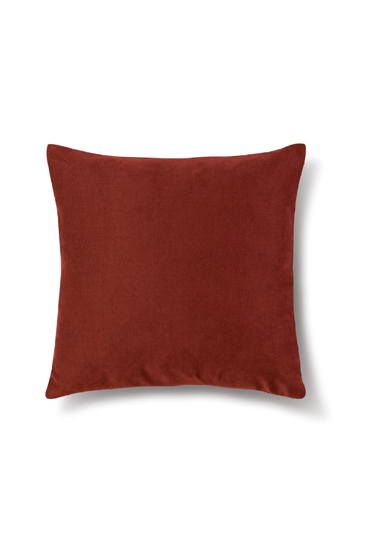 Demor Home Soft Series Brick Red Pillow Cover 2