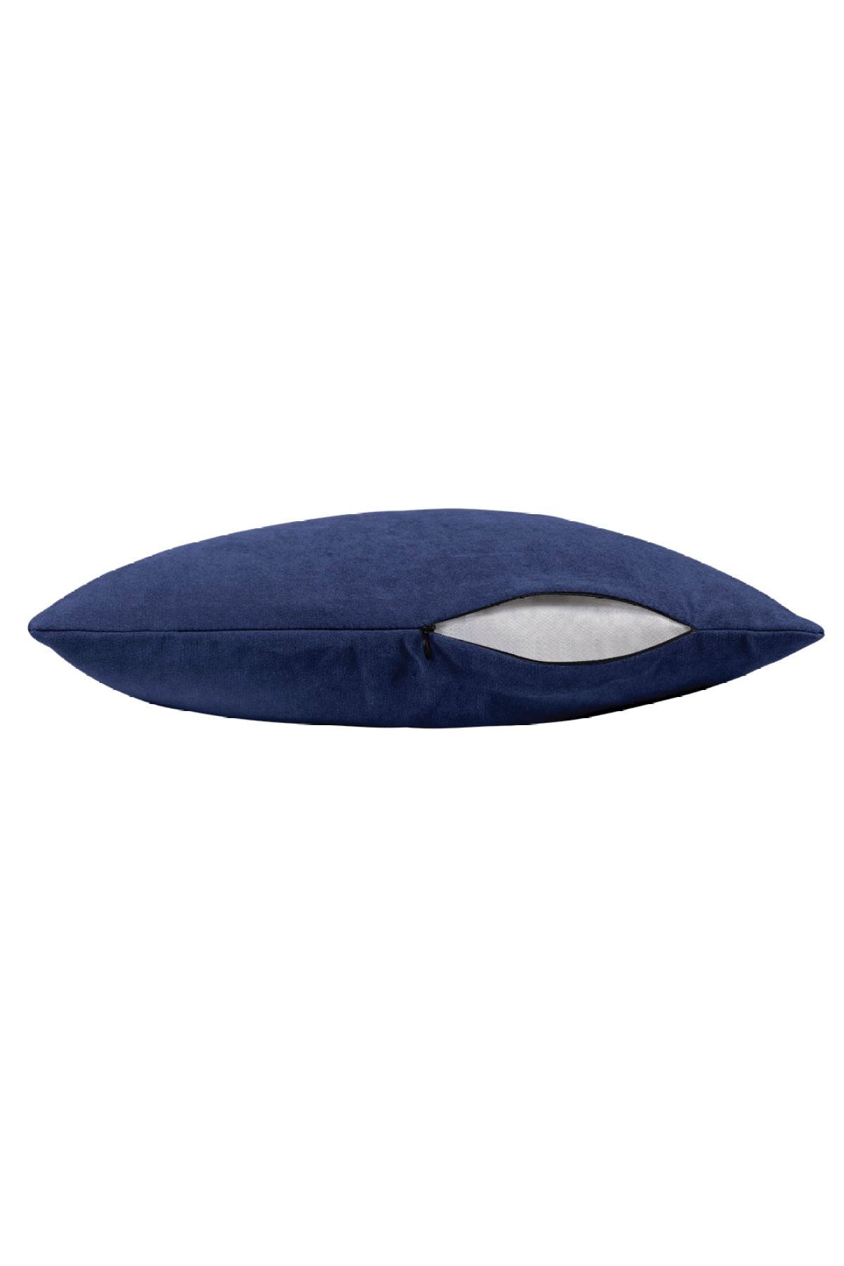 Demor Home Soft Series Midnight Blue Pillow Cover, Cushion Cover 4