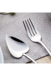 Nehir Can Canan Sade Dessert Fork and Spoon Set 12 Pieces 1