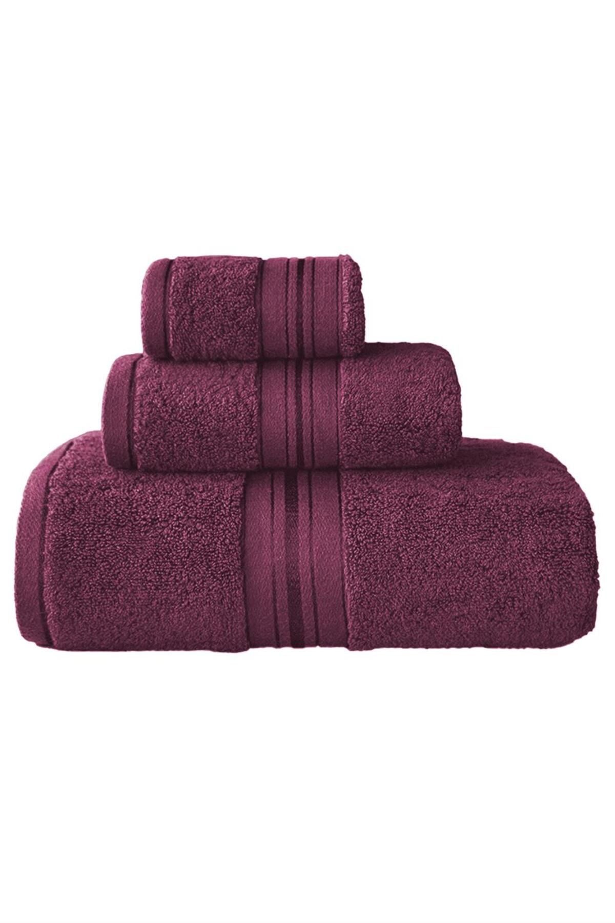 Mürdüm Home 3-Piece Bath Towel Set Hammam Kit 100% Cotton 1